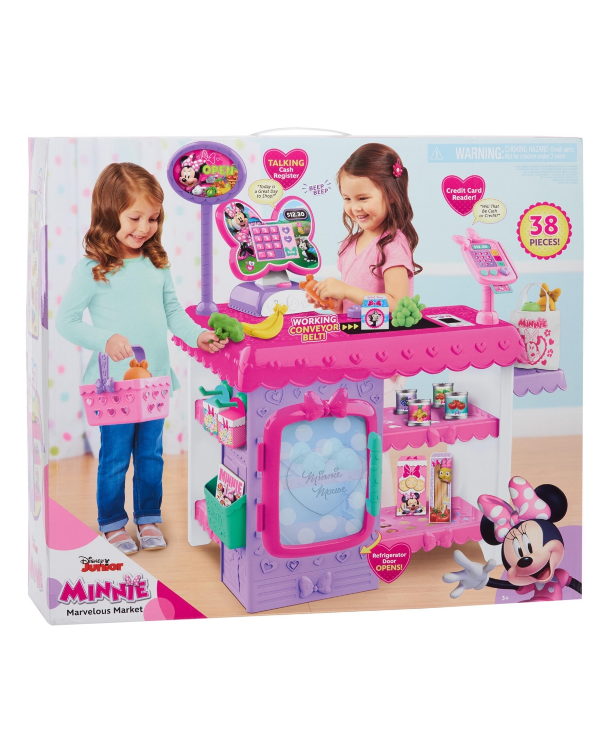 Shop Minnie Mouse Marvelous Market, Pretend Play Cash Register With Sounds In Multi