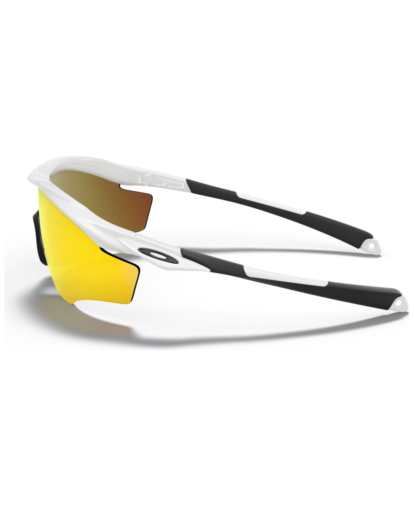 Женские солнцезащитные очки Oakley OO9343 M2 Frame XL, цвет: Белый блестящий / Оранжевый — фото 3