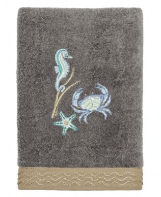 Turkish Cotton Aaron Embellished 3-Pc. Bath Towel Set