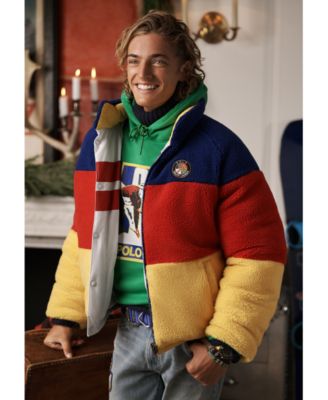 Polo Ralph Lauren Men's Reversible Down Bomber Jacket - Macy's