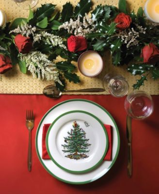 Spode Christmas Tree 12 Pc. Dinnerware Set, Exclusively at Macy’s