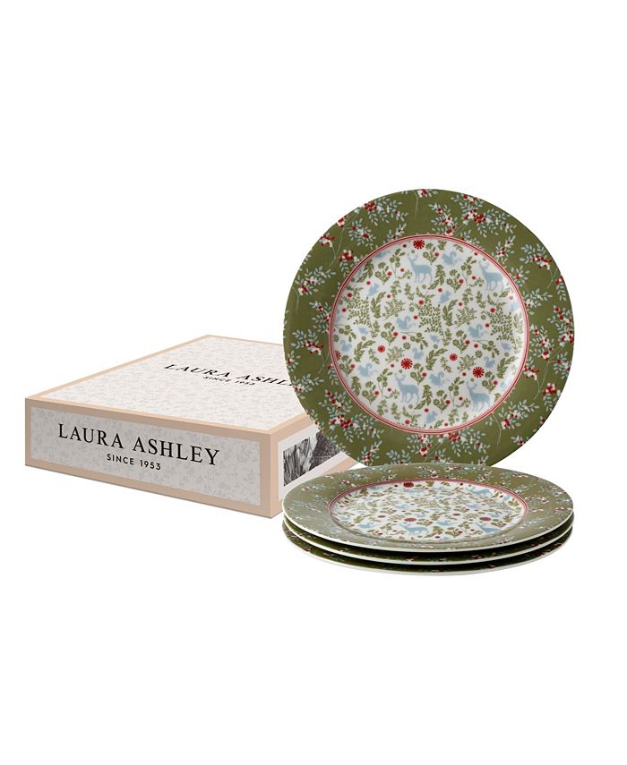 Laura Ashley Plates Stockbridge Collectables Gift Set, 4 Piece Macy's