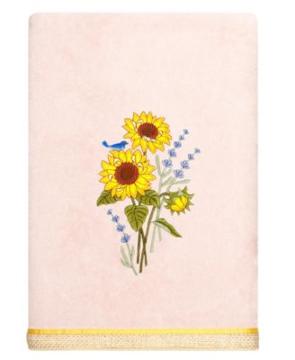 Turkish Cotton Girasol Embellished 3-Pc. Bath Towel Set