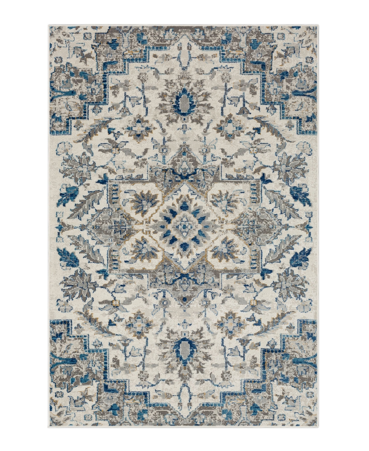 Mohawk Cleo Copeland 7'10in x 10' Area Rug - Blue