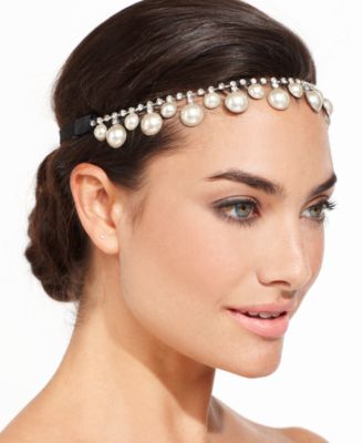 Josette - Pearl and Rhinestone Headpiece