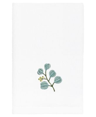 Turkish Cotton Botanica Embellished 2-Pc. Fingertip Towel Set