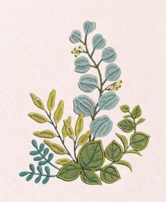 Turkish Cotton Botanica Embellished 2-Pc. Bath Towel Set