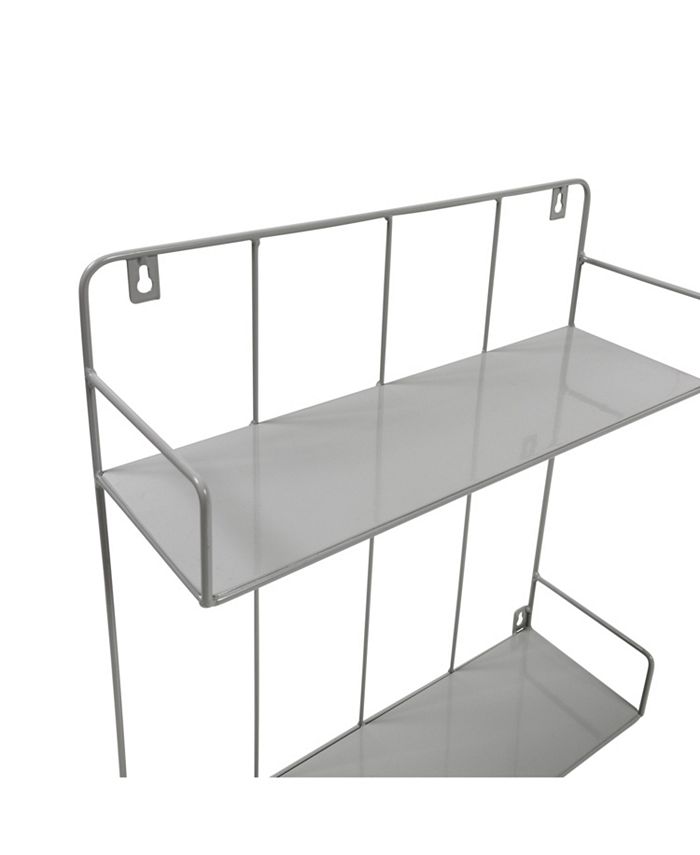 Honey Can Do Small 2 Tier Metal Wall Shelf - Macy's