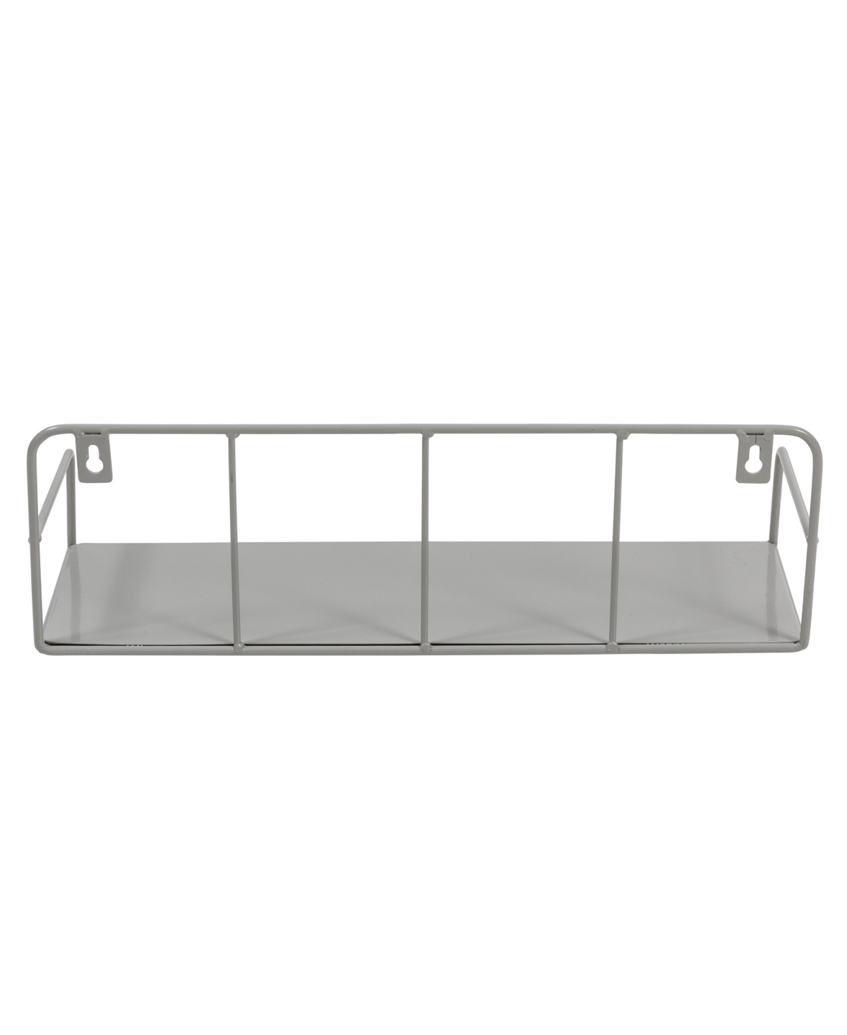 Shop Honey Can Do Small Metal Floating Wall Shelf In Gray
