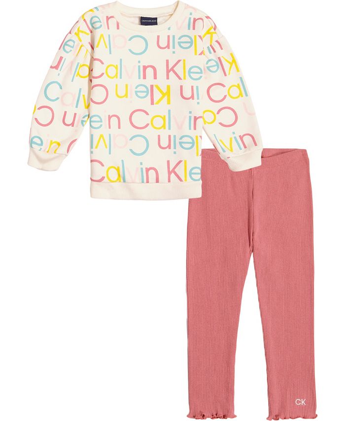 Calvin klein girls clearance pjs