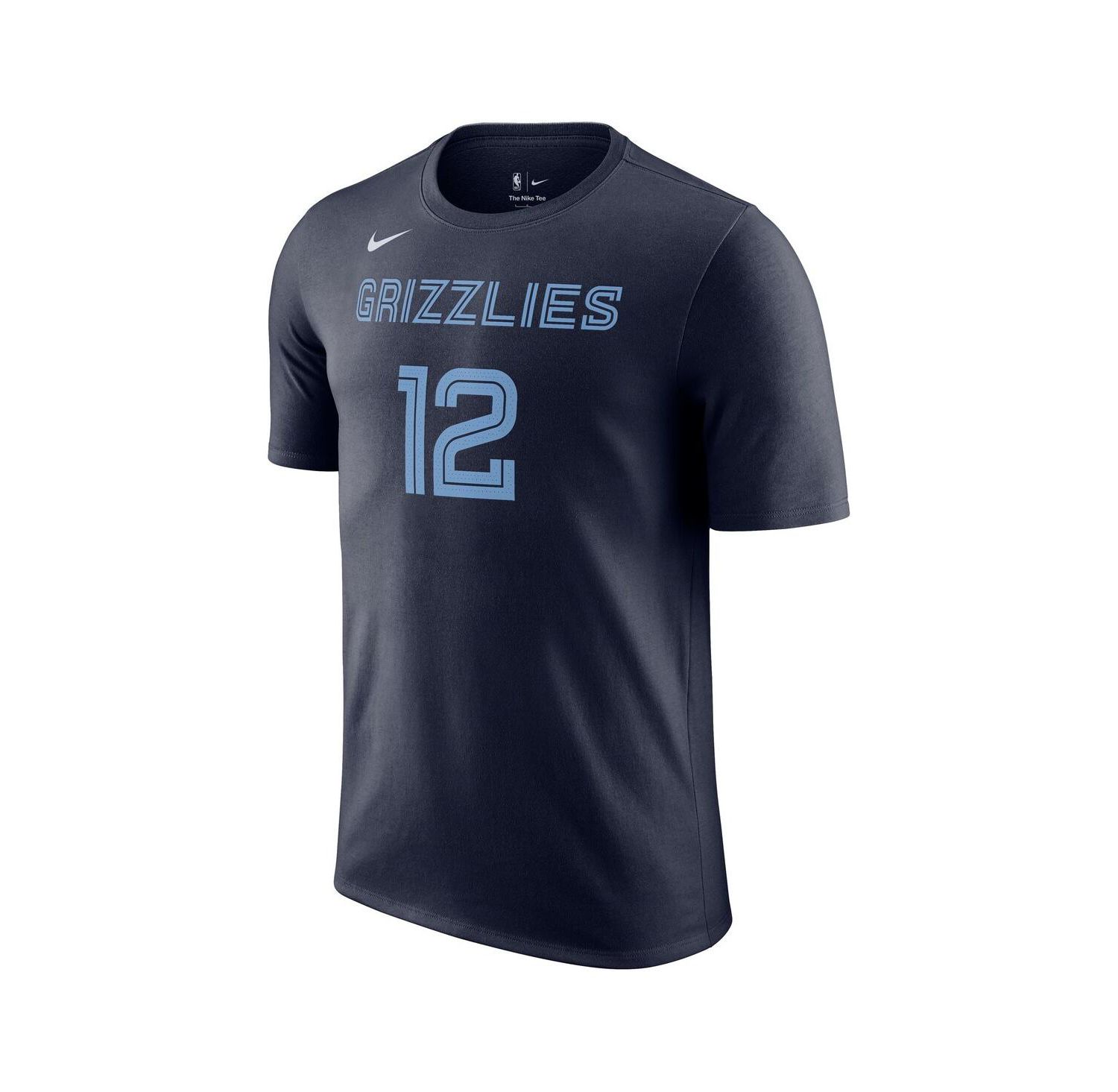 Men's Ja Morant Navy Memphis Grizzlies Icon 2022/23 Name and Number Performance T-shirt