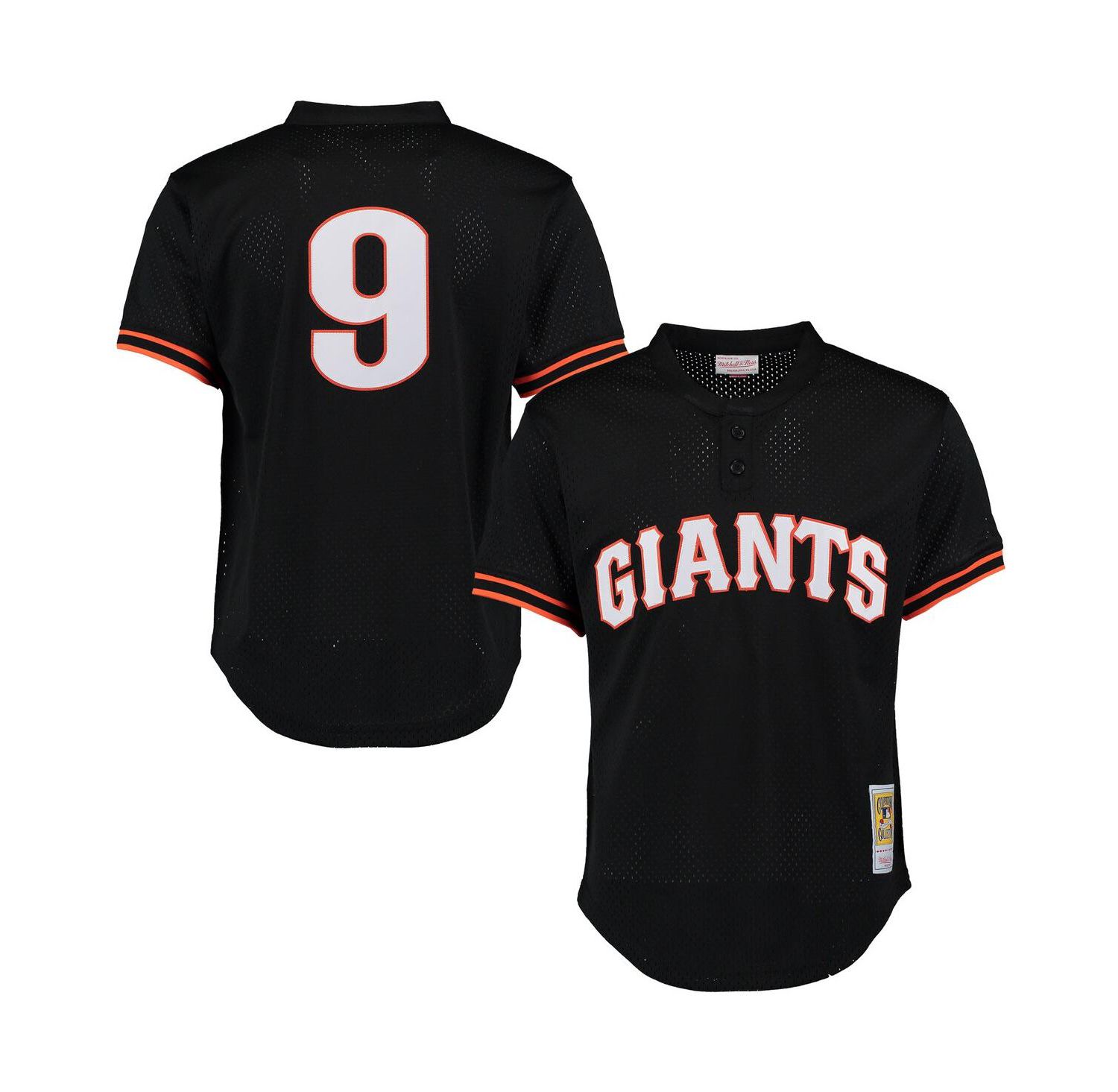 Men's Matt Williams Black San Francisco Giants Cooperstown Mesh Batting Practice Jersey