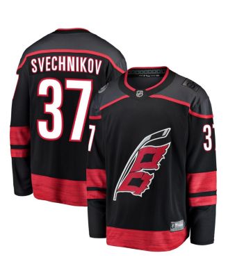 Men's Fanatics Branded Andrei Svechnikov Black Carolina Hurricanes Alternate Premier Breakaway Player Jersey