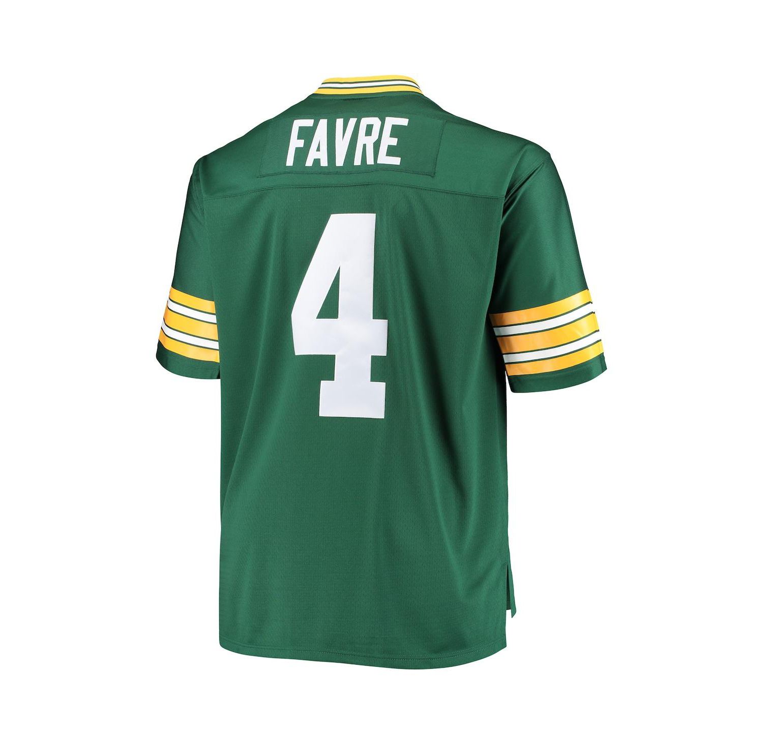 Men's Brett Favre Green Green Bay Packers Big and Tall 1996 Retired Player Replica Jersey