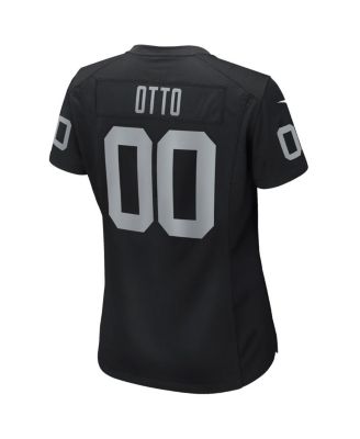 Women's Jim Otto Black Las Vegas Raiders Game Retired Player Jersey
