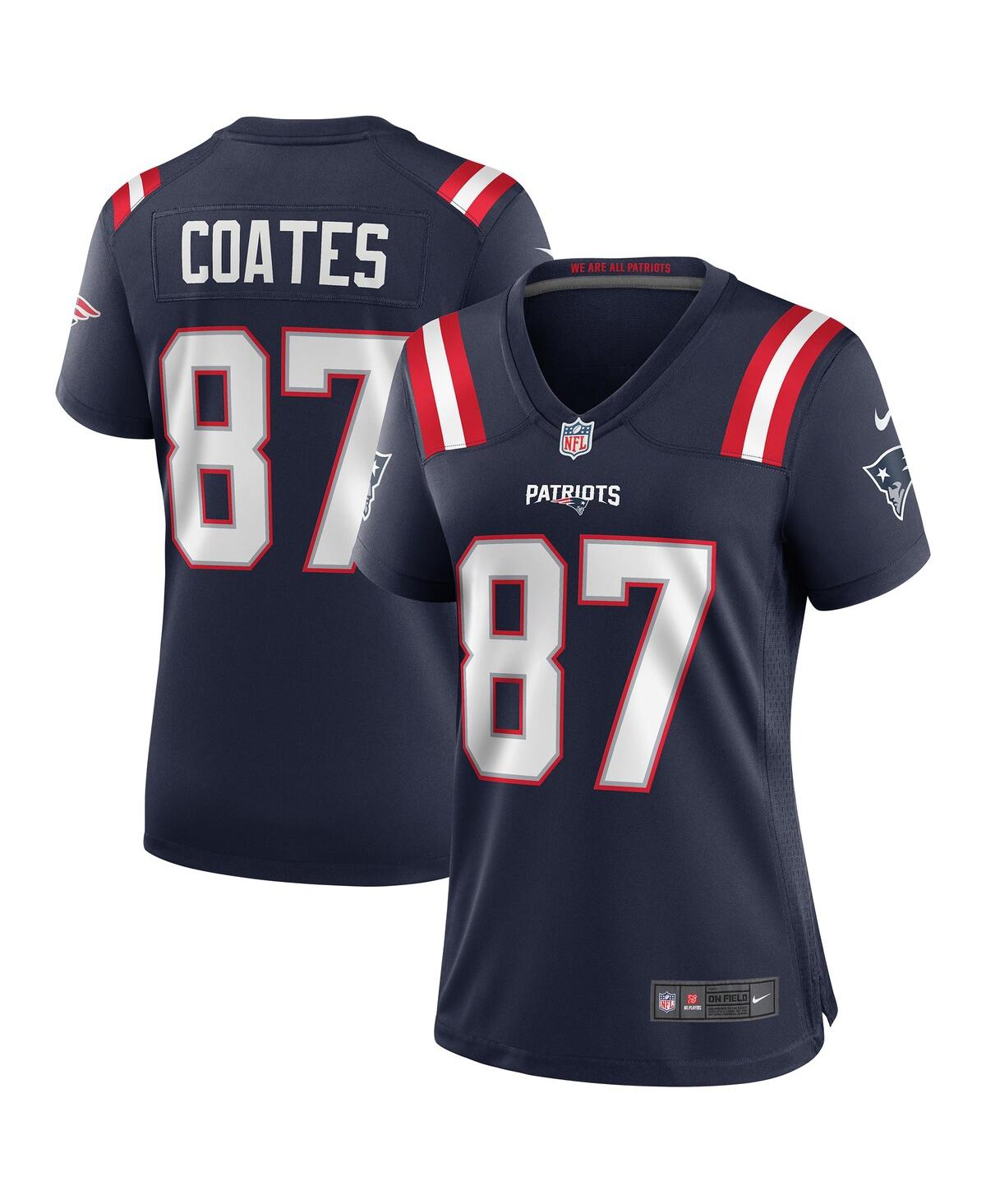 Women's Nike Ben CoatesNew England Patriots Game Retired Player Jersey - Navy