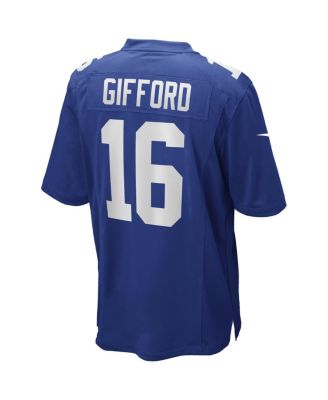 Men's Frank Gifford Royal New York Giants Game Retired Player Jersey