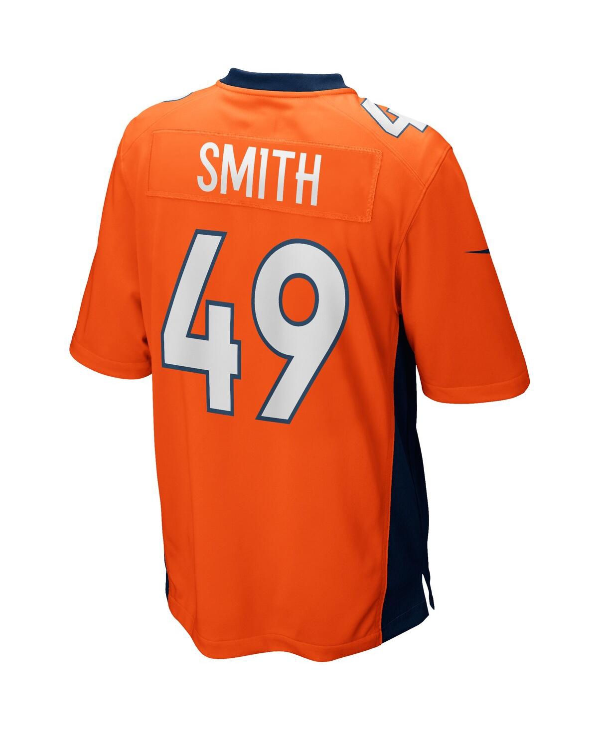 Men's Nike Dennis SmithDenver Broncos Game Retired Player Jersey - Orange
