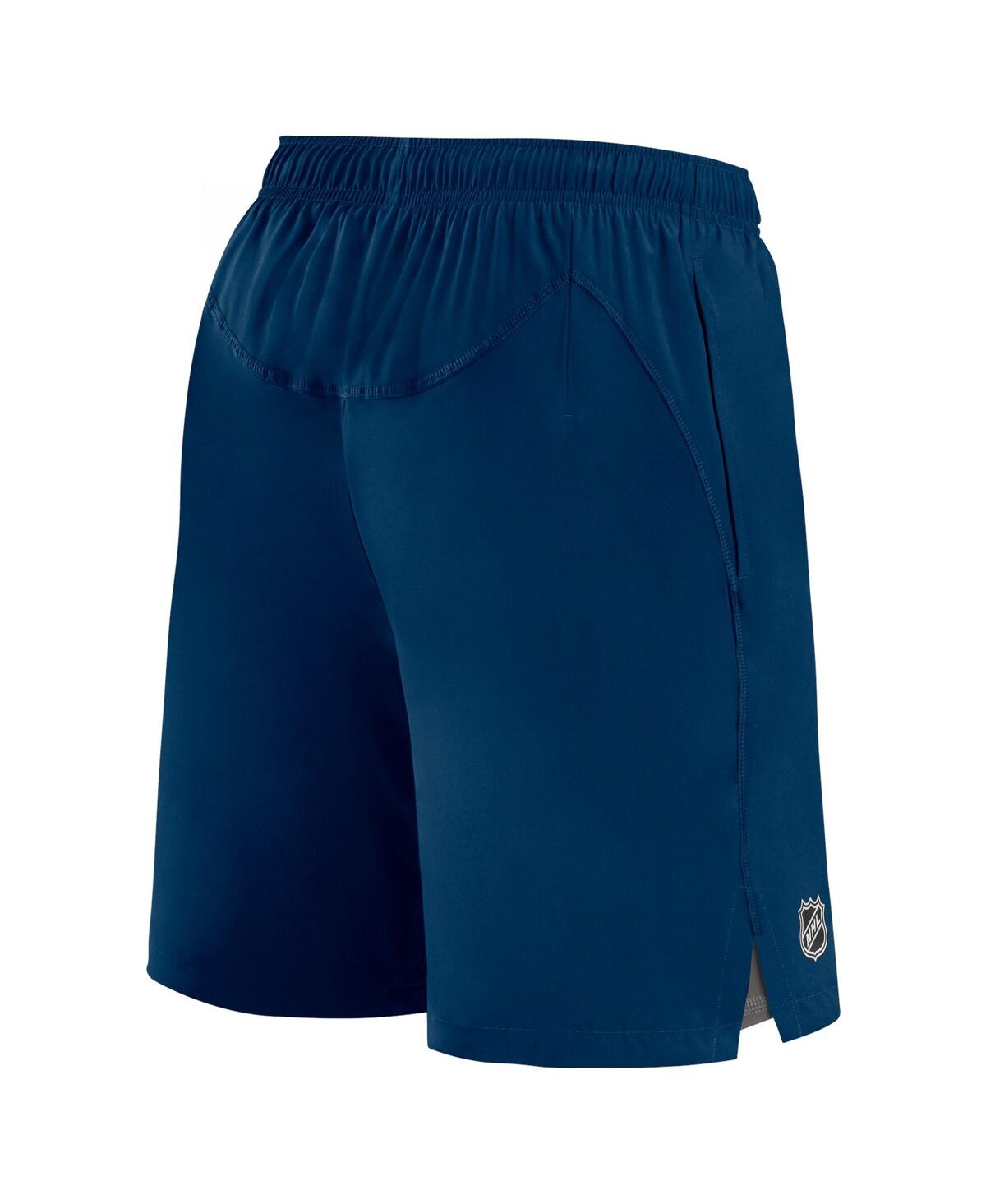 Men's FanaticsSeattle Kraken Authentic Pro Rink Shorts - Deep Sea Blue