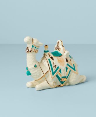 First Blessing Nativity Teal Camel Figurine
