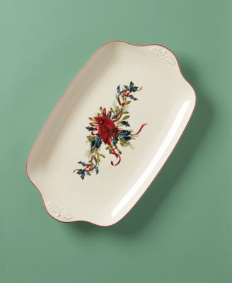 Winter Greetings Oversized Platter