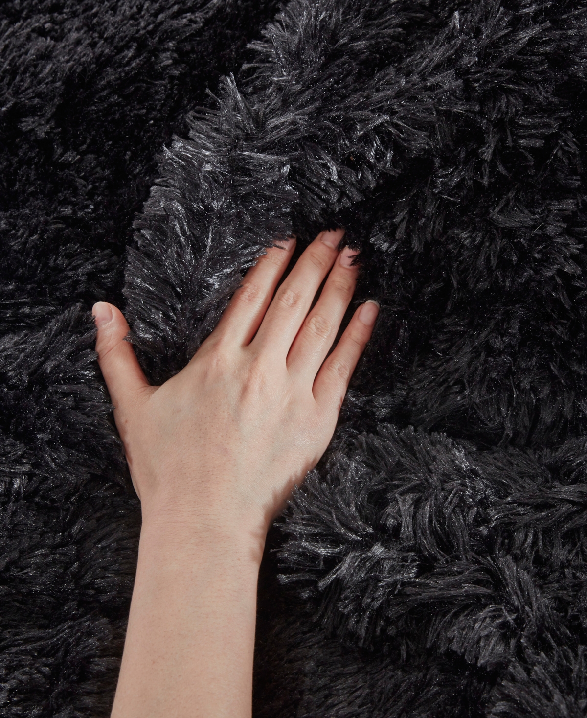 Intelligent Design Malea Shaggy Faux-Fur -Pc. Duvet Cover Set