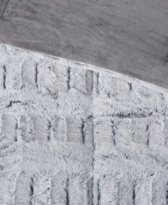 Madison Park Gia Faux-Fur 2-Pc. Comforter Set, Twin/Twin XL