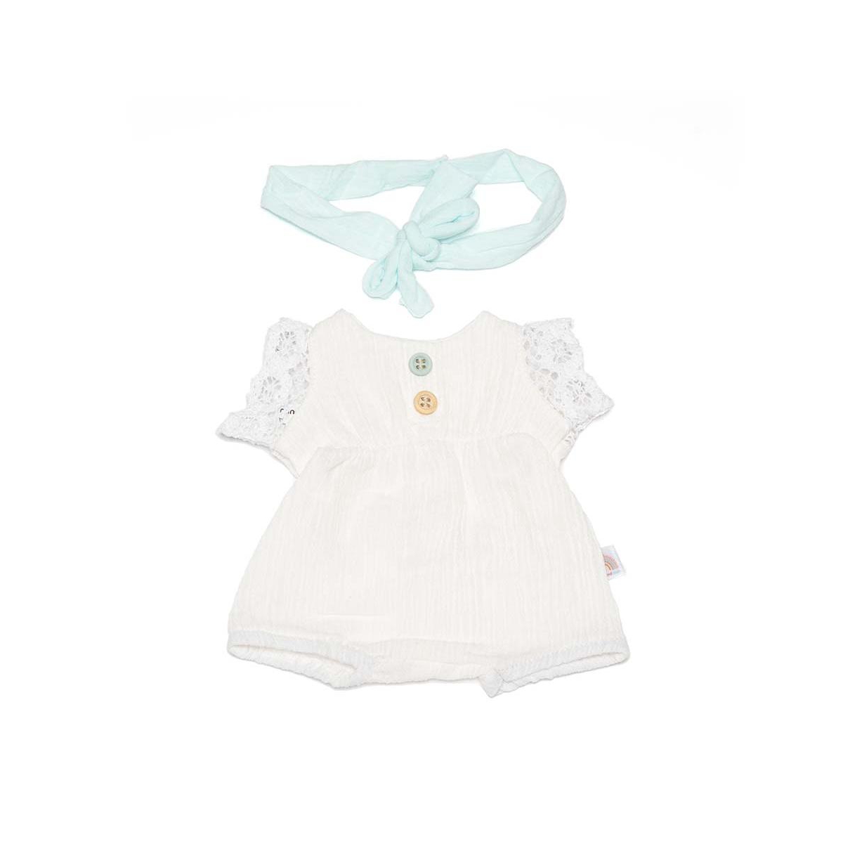 Miniland Sea 15" Girl Clothing Toy Set In White