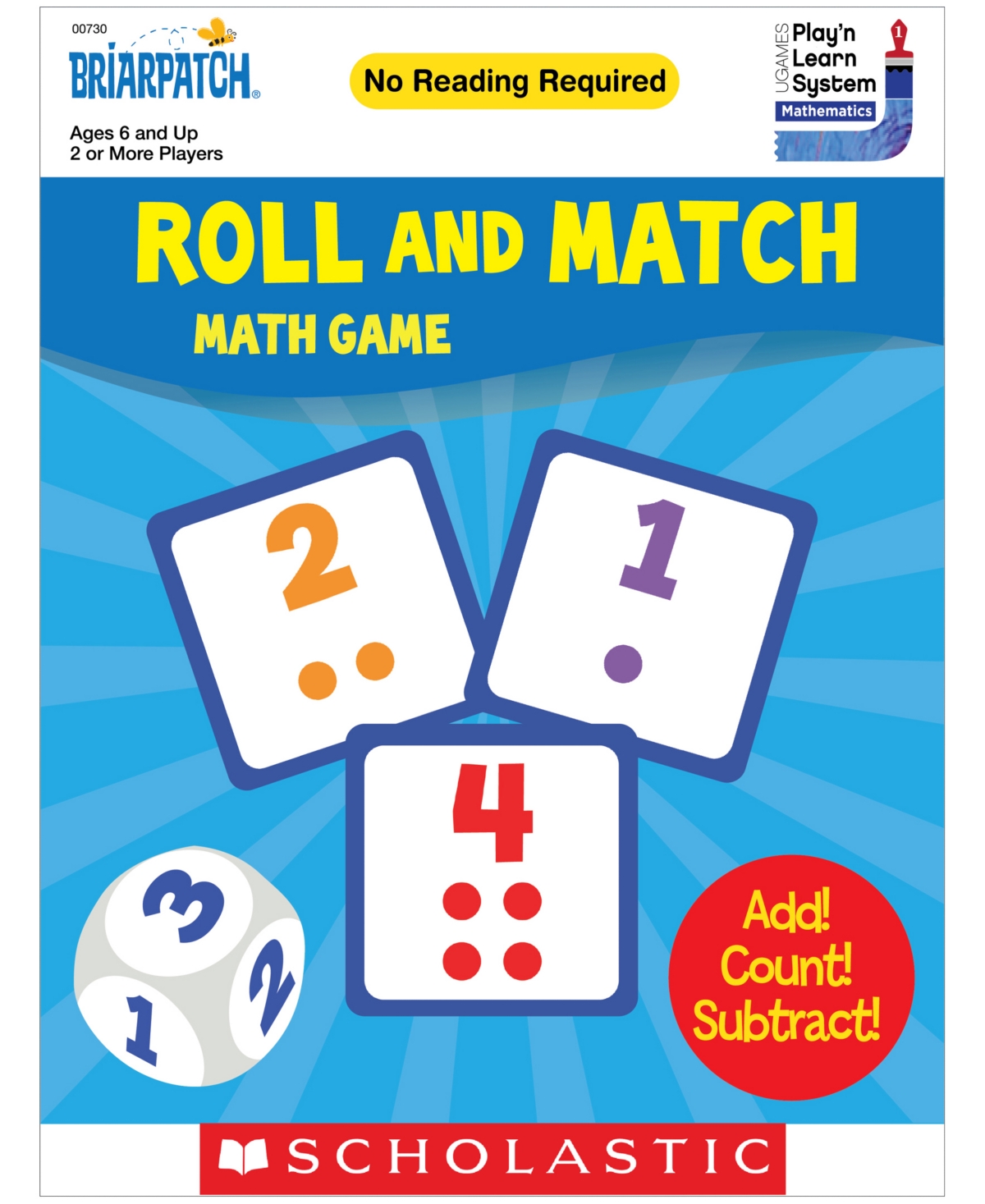 Shop Areyougame Briarpatch Scholastic Roll And Match Math Game In Multi Color