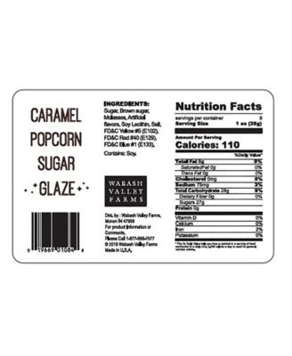 Superbly Sweet Caramel Popcorn 3 Piece, Set