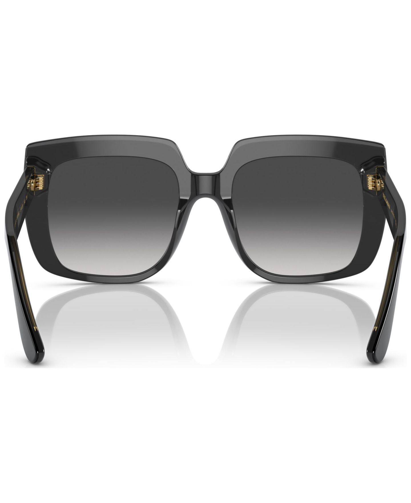 Женские солнцезащитные очки Dolce&Gabbana Sunglasses, DG4414, цвет: Чёрный прозрачный чёрный — фото 4