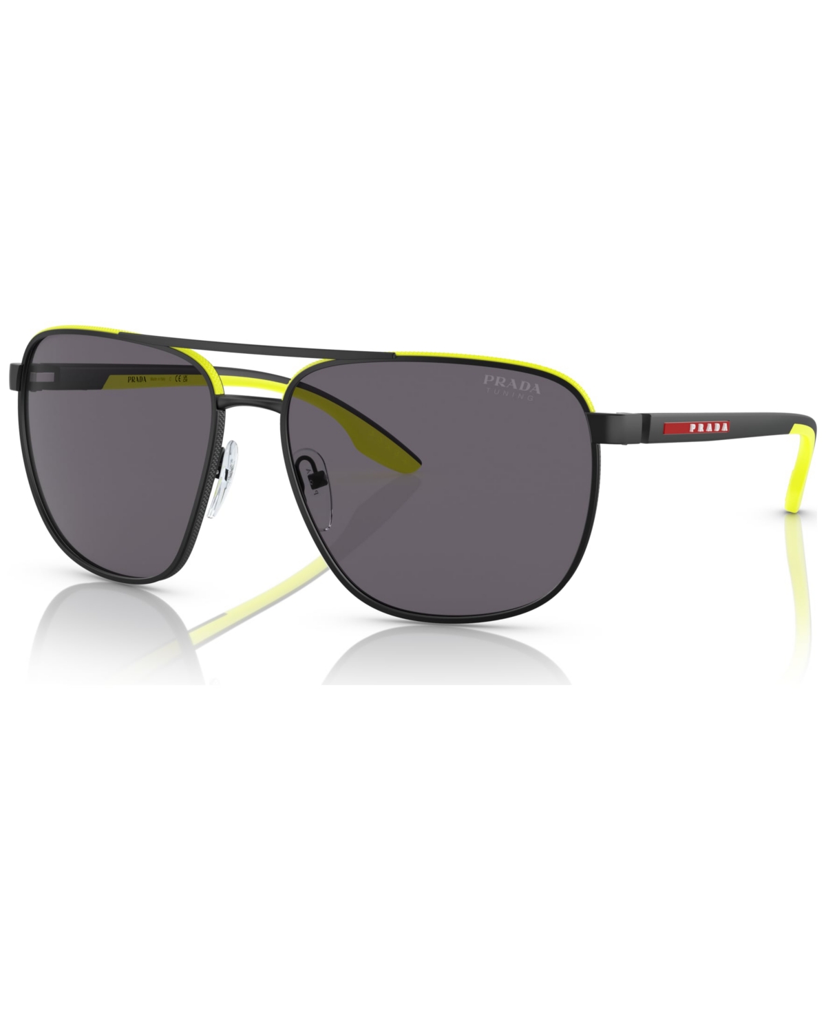 Prada Men's Sunglasses, Ps 50ys In Matte Black