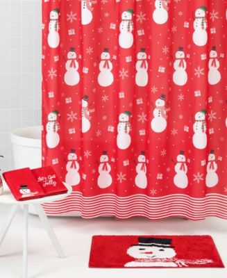 Home for the Holidays Jolly Snowman Christmas Bathroom Accessory 17 ...