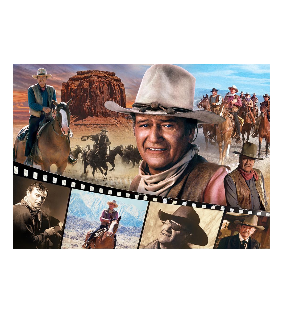 Masterpieces Puzzles John Wayne In No Color