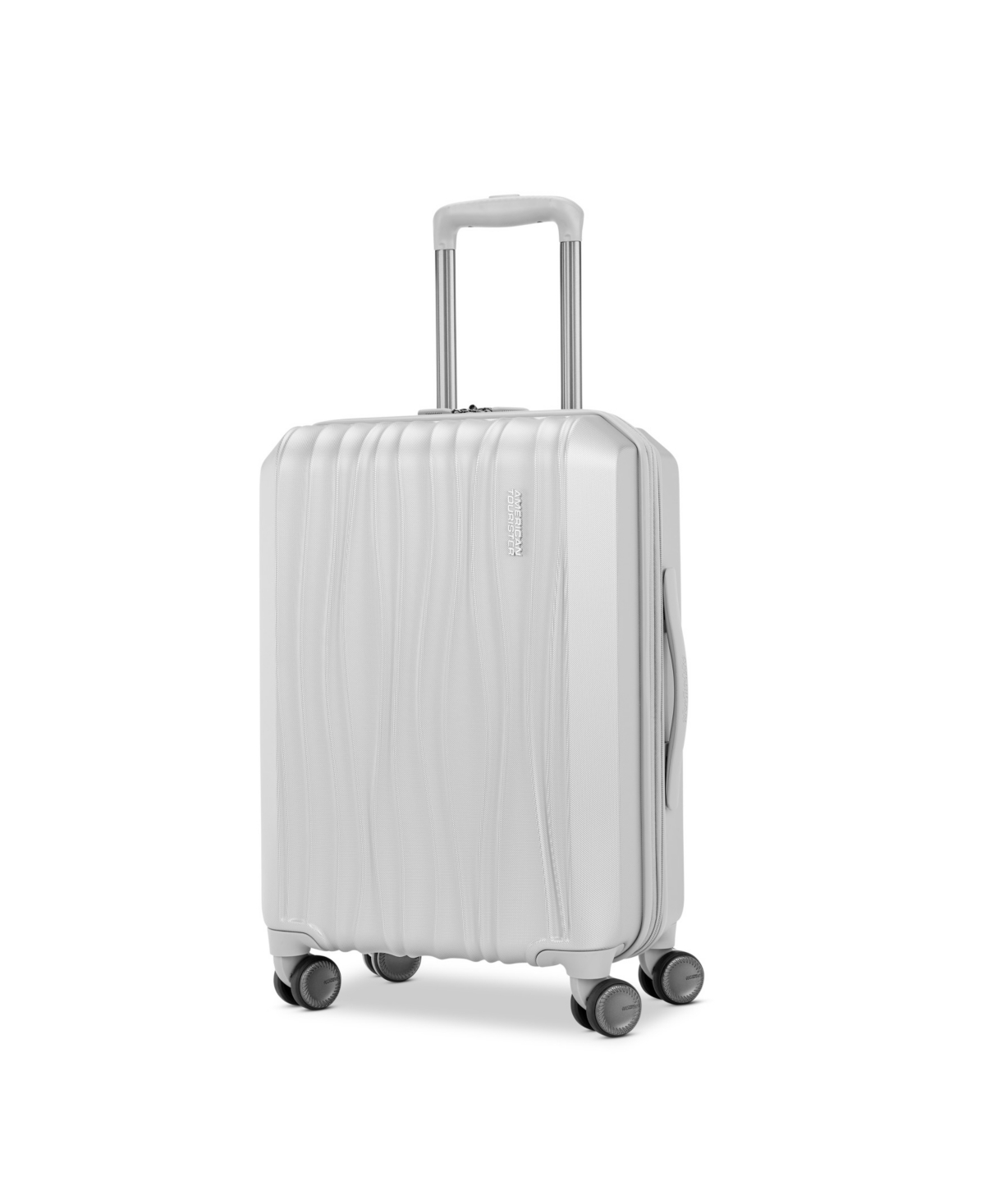 American Tourister Tribute Encore Hardside Carry On 20" Spinner Luggage In Silver