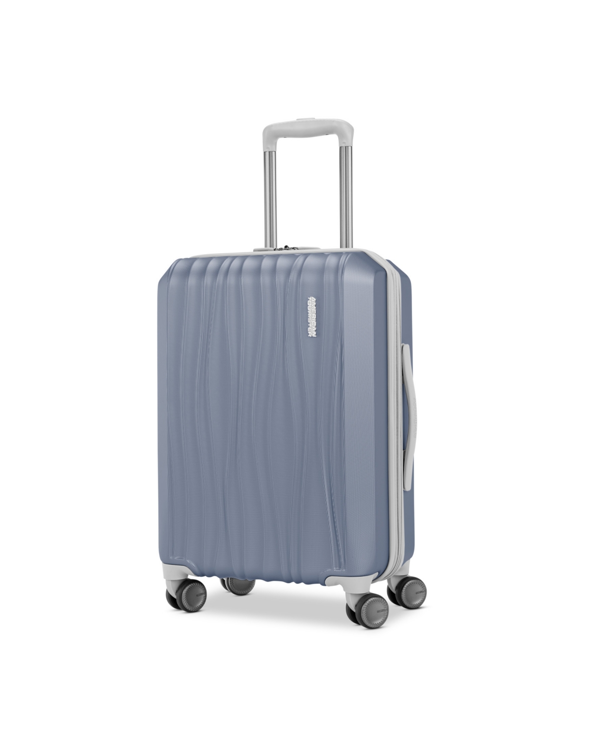 American Tourister Tribute Encore Hardside Carry On 20" Spinner Luggage In Slate Blue