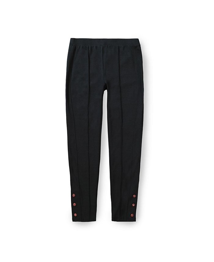 Hope and Henry Girls Button Cuff Ponte Pant