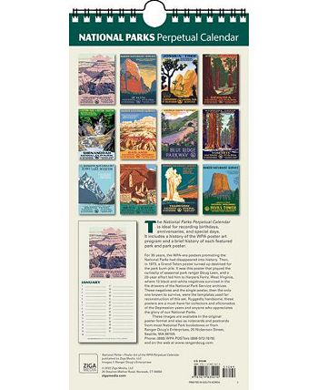 Barnes Noble National Parks Poster Art of the WPA Perpetual Wire O