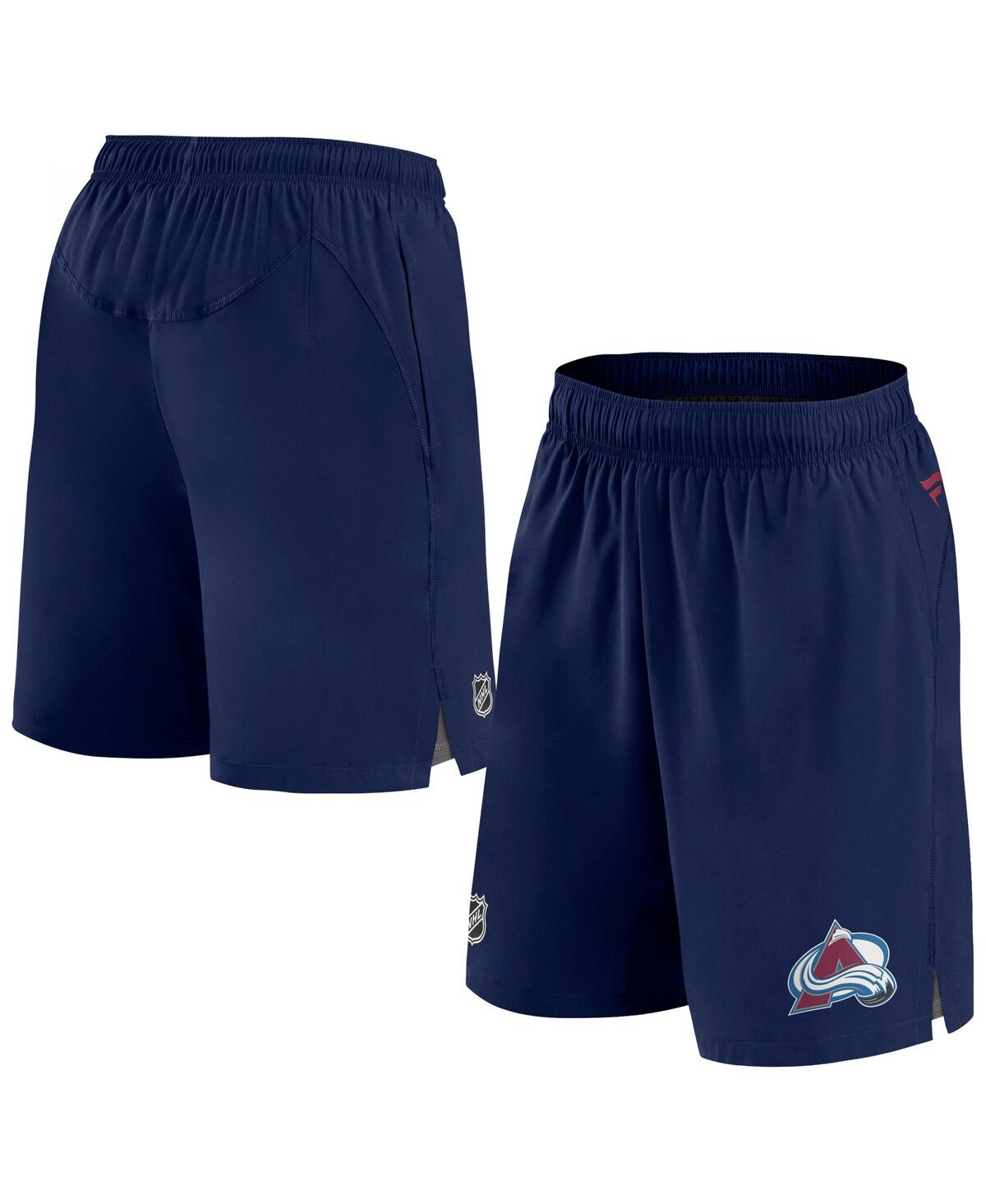 Men's FanaticsColorado Avalanche Authentic Pro Rink Shorts - Navy