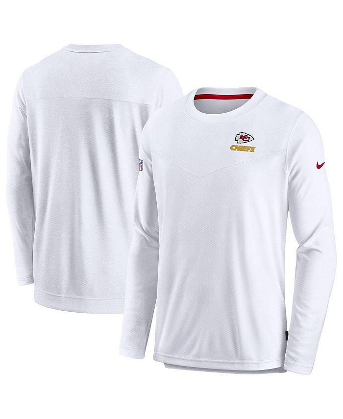 Nike Men's White Kansas City Chiefs Sideline Lockup Performance Long Sleeve  T-shirt - Macy's