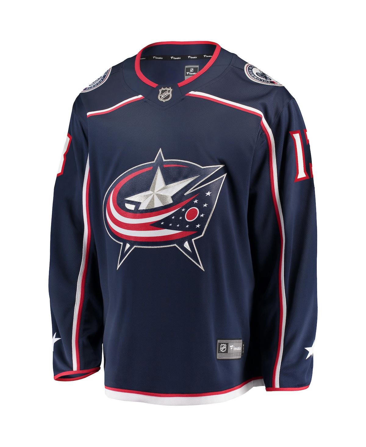 Men's Fanatics Johnny GaudreauColumbus Blue Jackets 2022 Breakaway Player Jersey - Navy