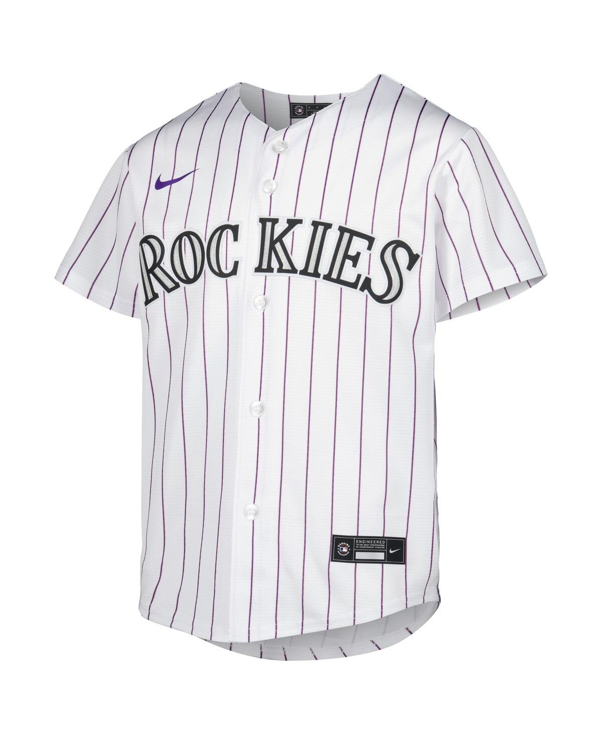 Big Boys and Girls Nike Kris BryantColorado Rockies Home Replica Player Jersey - White
