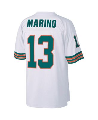 Men's Dan Marino White Miami Dolphins Big and Tall 1984 Retired Player Replica Jersey