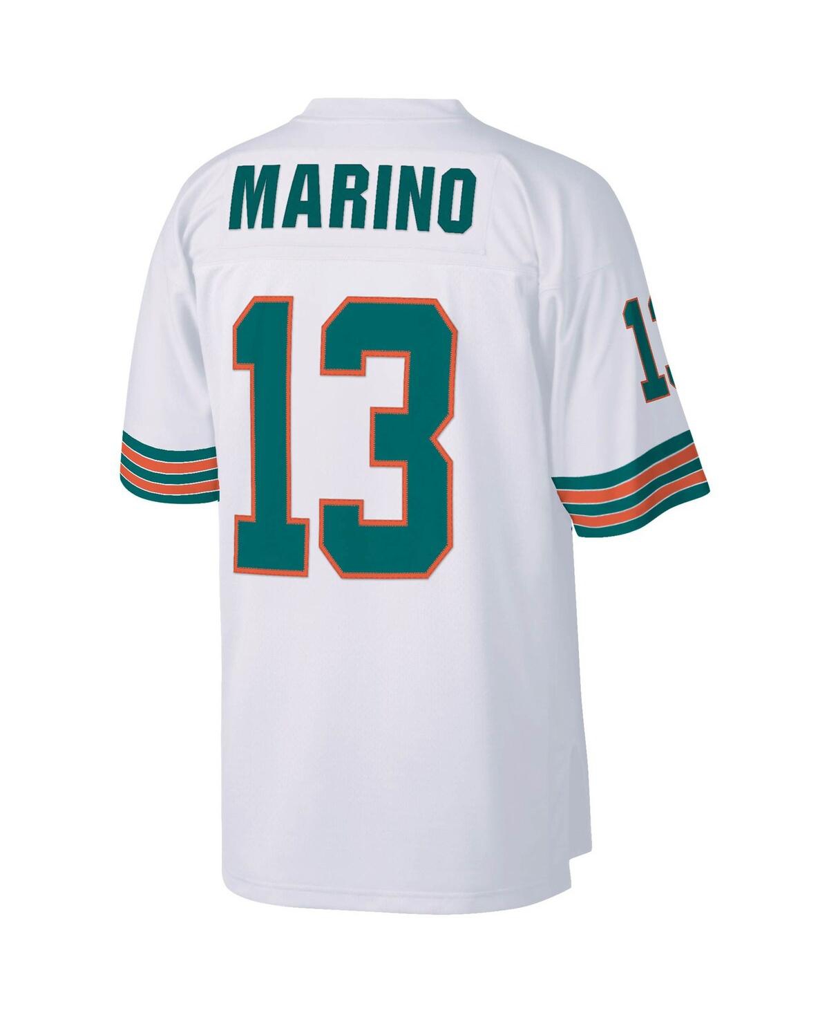 Men's Mitchell & Ness Dan MarinoMiami Dolphins Big and Tall 1984 Retired Player Replica Jersey - White