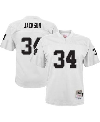 Big Boys and Girls Bo Jackson White Las Vegas Raiders 1988 Retired Player Legacy Jersey