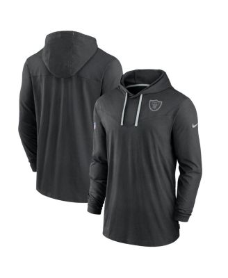 Dallas Cowboys Sideline Nike Men's Dri-Fit NFL Long-Sleeve Hooded Top in Grey, Size: Small | 00MO01V7RD-BVK