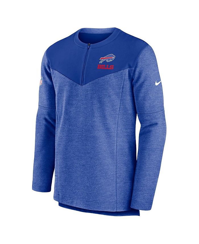 Nike Men S Royal Buffalo Bills Sideline Lockup Performance Quarter Zip