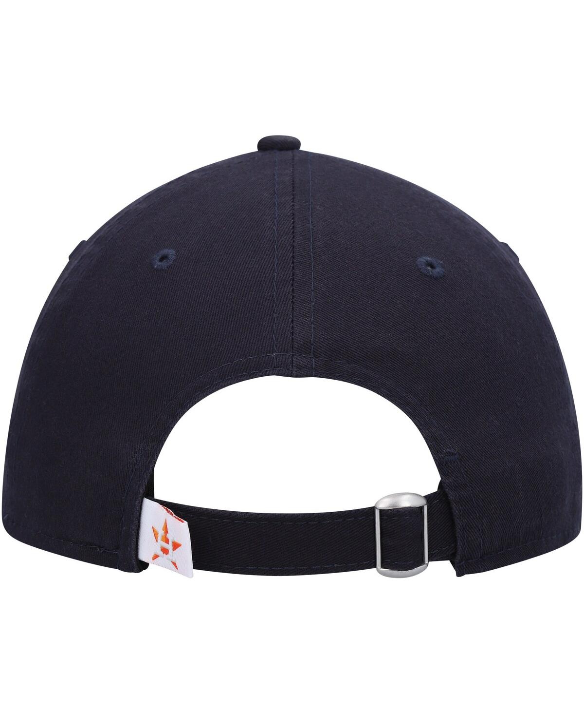 New Era Navy Houston Astros Logo Replica Core Classic 9twenty Adjustable Hat In Navy