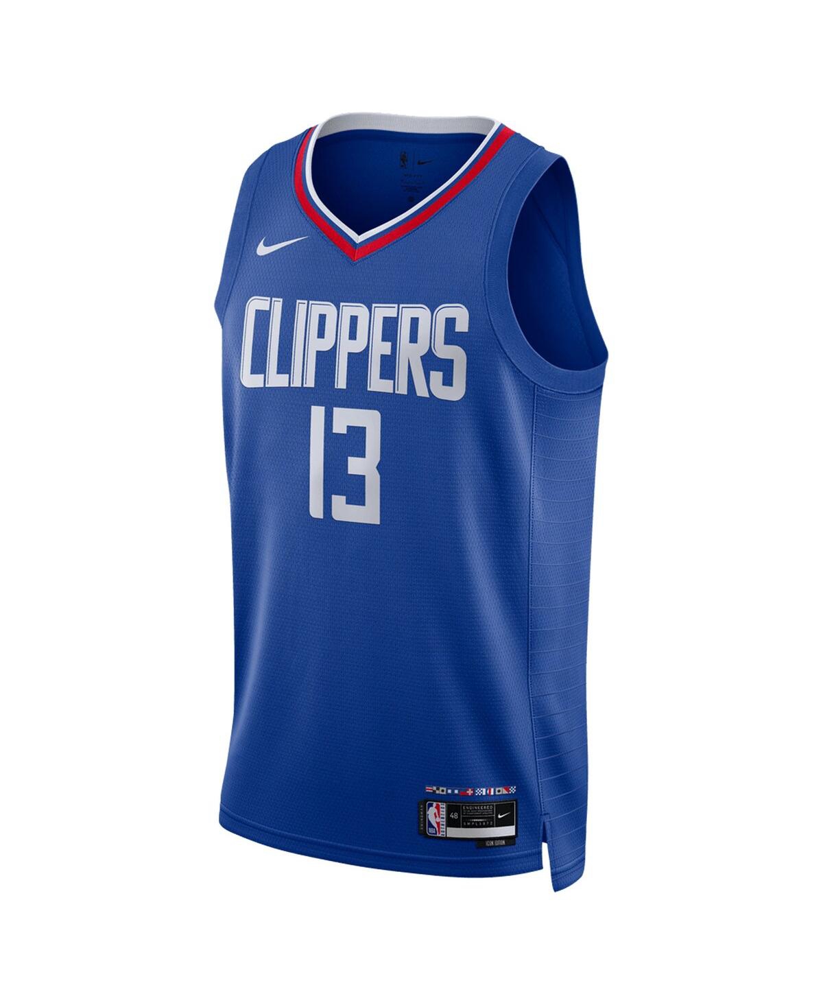 Unisex Nike Paul GeorgeLa Clippers Swingman Jersey - Icon Edition - Royal