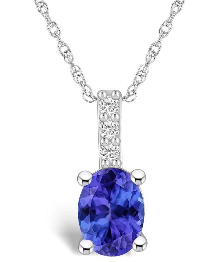 Tanzanite necklace macys hotsell